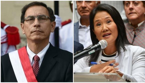 Crece consenso para cita entre Martín Vizcarra y Keiko Fujimori