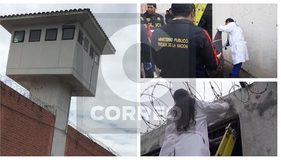 Inspeccionan penal de Ayacucho tras fuga de tres internos  (VIDEO)