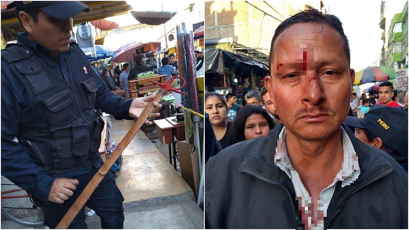 Extranjero es atacado con una espada por vendedor de celulares (FOTO)