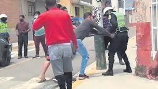 Piura: Detienen a dos personas por agredir a un policía en Sullana