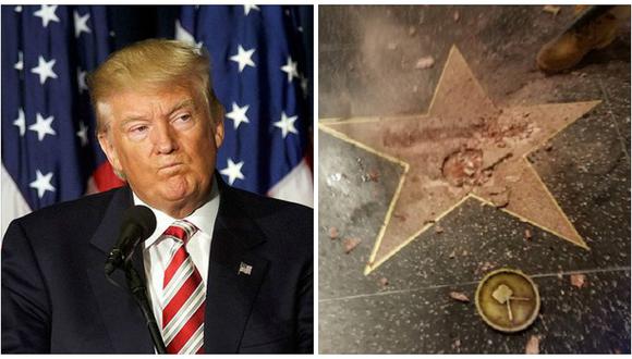 Donald Trump: A martillazos destrozan su estrella en Paseo de la Fama de Hollywood