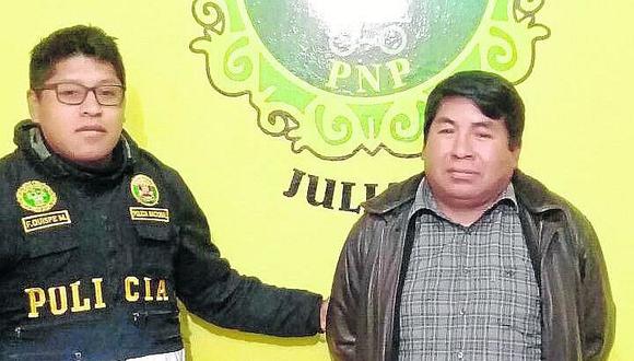 Ex tesorero de la universidad de Juliaca es detenido 