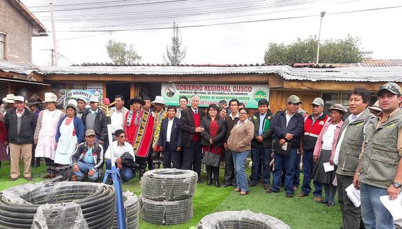 Premian a pobladores por el uso y manejo racional del agua en Cusco