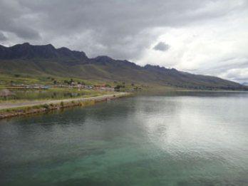 Autoridades visitaron laguna de Langui