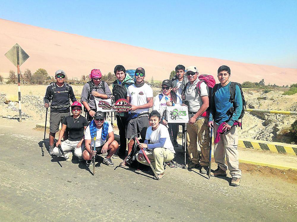 Tacna: Ellos son los diez jóvenes que ascenderán al Tutupaca y Yucamani