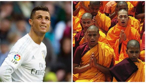 Esta es la foto de Cristiano Ronaldo que enfureció a todos en templo budista 