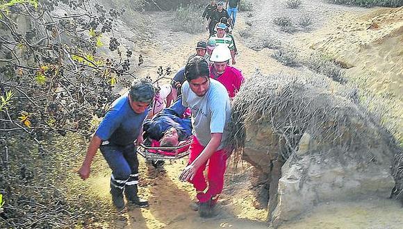 Deportista no pudo bajar del volcán Misti por dolores en la rodilla