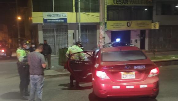 Policía ebrio ocasionó el accidente de tránsito en la avenida Pinto