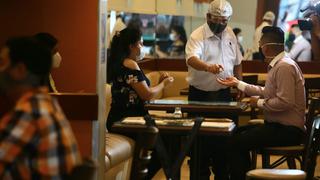Solo 1 000 restaurantes podrán atender con aforo del 100%, indica gremio