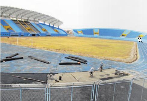 Estadio Joel Gutiérrez en total abandono