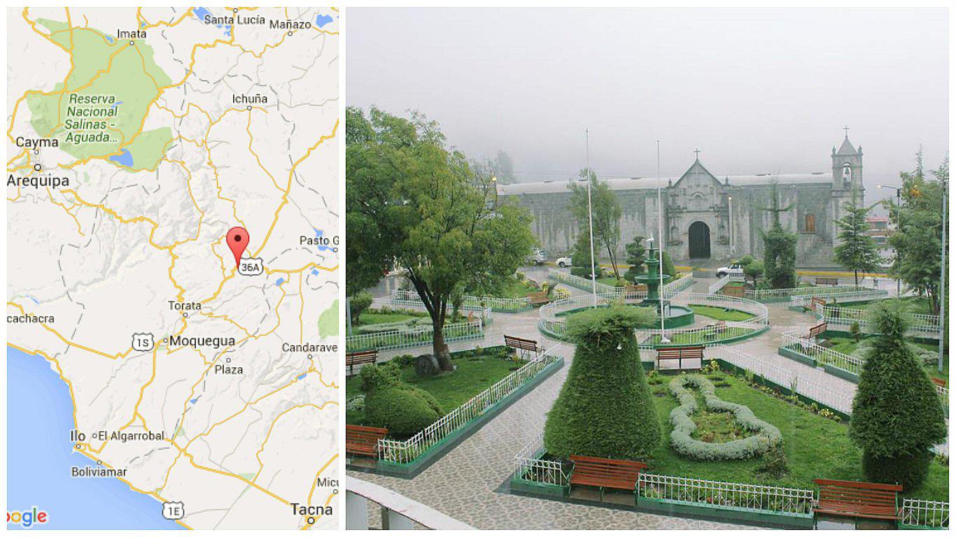 Carumas: Sismo de 3.7 remeció valle del Ticsani esta mañana