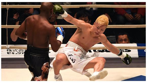 ​Floyd Mayweather derrotó al japonés Tenshin Nasukawa en solo dos minutos (VIDEO)