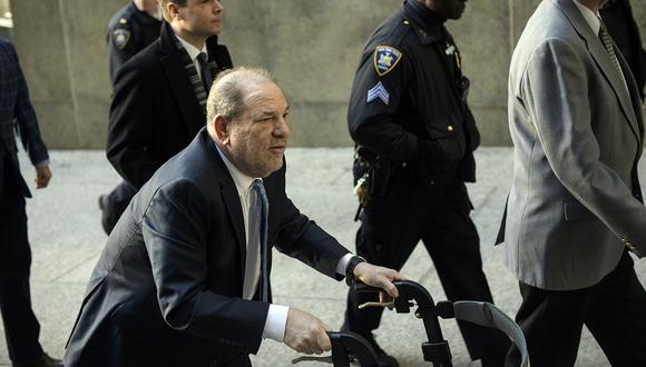 Imagen de Harvey Weinstein en una corte en Estados Unidos. (Foto: AFP)