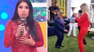 Tula Rodríguez se burla de Brunella tras bailar huayno con César Acuña: “Mejor te quedabas sentada”