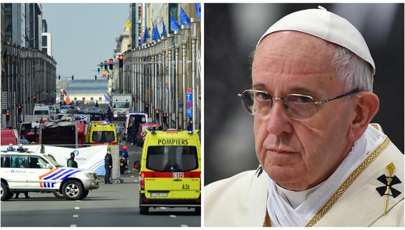 Atentados en Bélgica: Papa Francisco condena la "violencia ciega" de explosiones en Bruselas