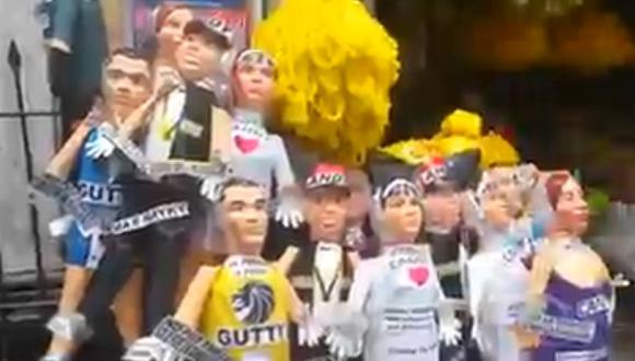 Año Nuevo 2015: Piñatas de Guty y ex alcalde de Chiclayo son los más vendidos (VIDEO)