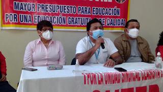 Sutep Tacna se moviliza hoy, según señalan, por promesas incumplidas del presidente Pedro Castillo