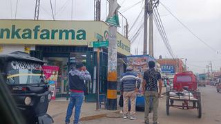 Delincuente toma por asalto farmacia del centro de Chincha