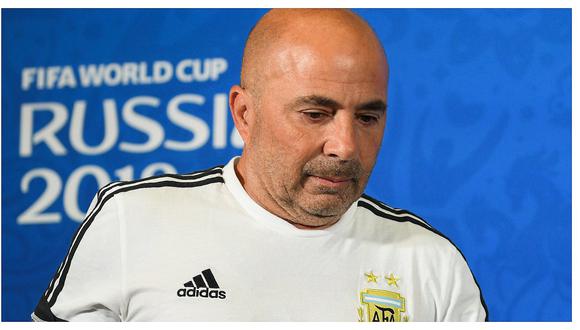 AFA oficializó desvinculación de Jorge Sampaoli como técnico de Argentina