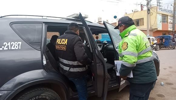 Sujeto fue arrestado por peligro común. Puno. Foto/Difusión.