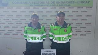 Huancavelica: Policías de Lircay incautan siete celulares reportados como robados