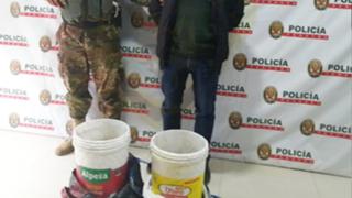 Ayacucho: Policía detiene a burrier que transportaba droga camuflada en miel de abeja