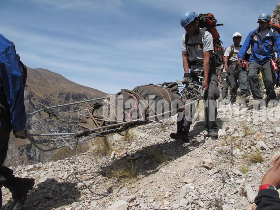 Fotos exclusivas del rescate del presunto cuerpo de Ciro Castillo