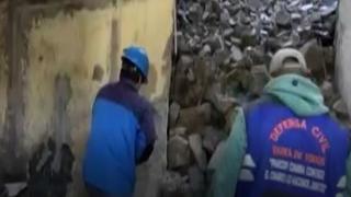 Deslizamiento en Retamas: ciudadano inició por su cuenta el rescate de su yerno entre escombros (VIDEO)