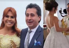 Magaly Medina se luce con su esposo en la boda de su sobrina y comparte tiernas fotos familiares (VIDEO)