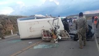 Miembros del Ejército Peruano sufren accidente de tránsito en Ilave