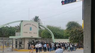Lambayeque: Protestan exigiendo devolución de dinero en Universidad Nacional Pedro Ruiz Gallo