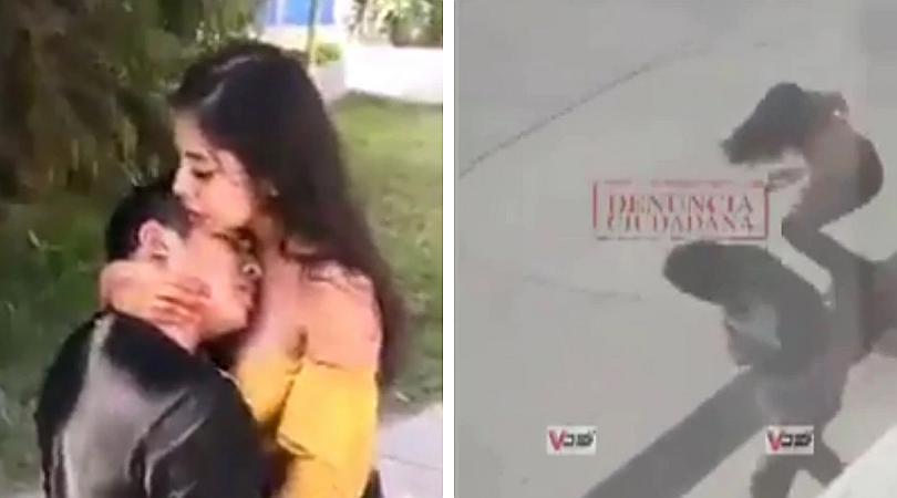 Mujer que pedía perdón a pareja, también fue agredida por su víctima (VIDEO)