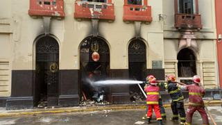 Lambayeque: Advierten posible derrumbe de Palacio Judicial debido a incendio