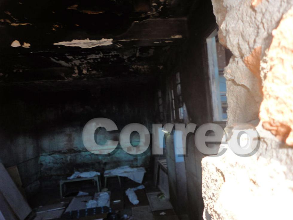 Improvisan mortuorio en hospital Carrión (FOTOS)