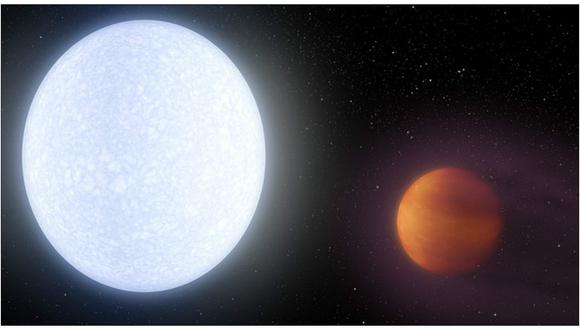 Astrónomos descubren un exoplaneta más caliente que la mayoría de las estrellas