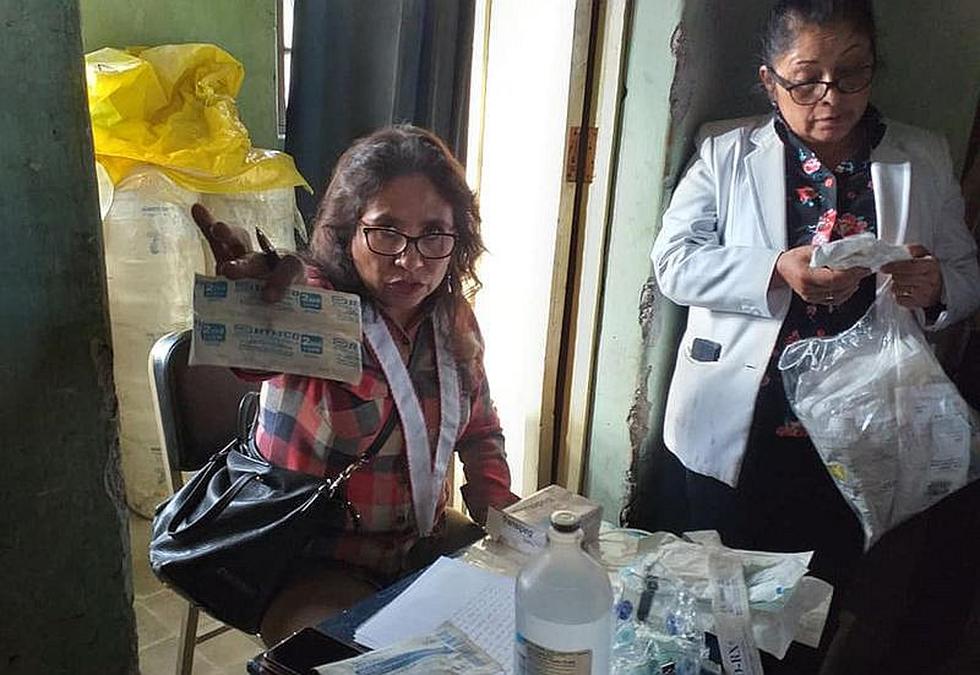 ​Hospital Goyeneche: Guardaban insumos materiales médicos vencidos desde 1984 (FOTOS)