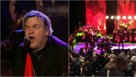 YouTube: Meat Loaf se desmaya en el escenario durante un concierto