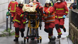 Dos heridos dejó ataque con arma blanca cerca de la antigua sede de revista Charlie Hebdo