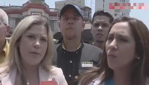Venezolanos piden retiro de funcionarios del régimen chavista en Perú 
