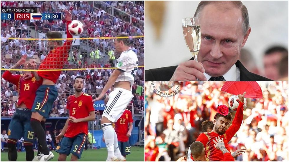 Temprana eliminación de España frente a Rusia genera ola de graciosos memes