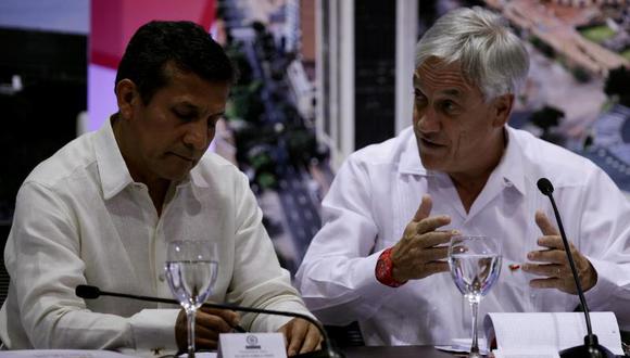 Ollanta Humala: "Le expresé a Piñera que para nosotros no hay ninguna controversia"