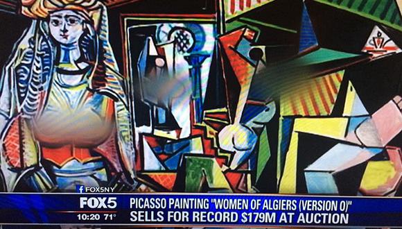 Fox censura los pechos de la obra de arte más cara de la historia