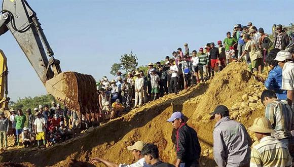 ​Al menos 91 muertos deja avalancha en una mina de jade en Birmania