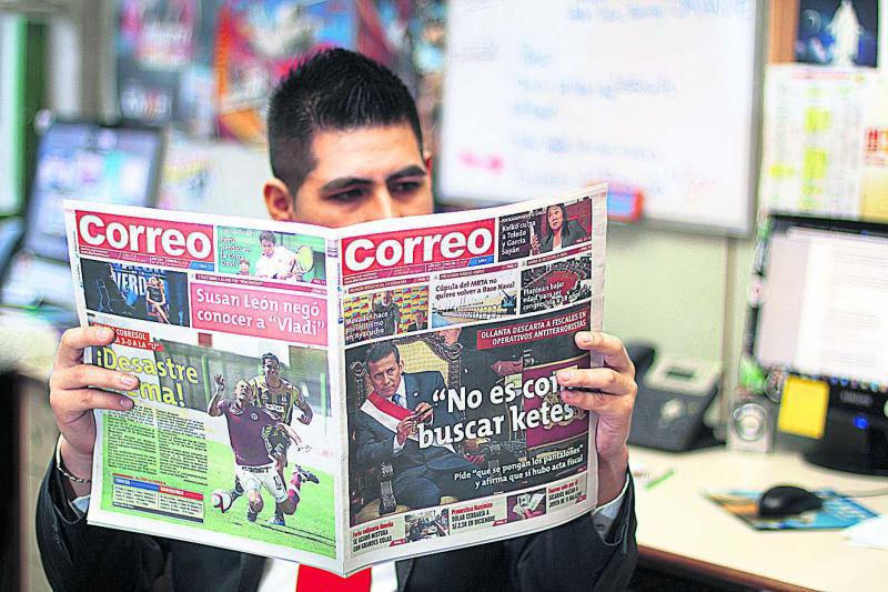 Lectoría de diarios en el Perú sigue creciendo