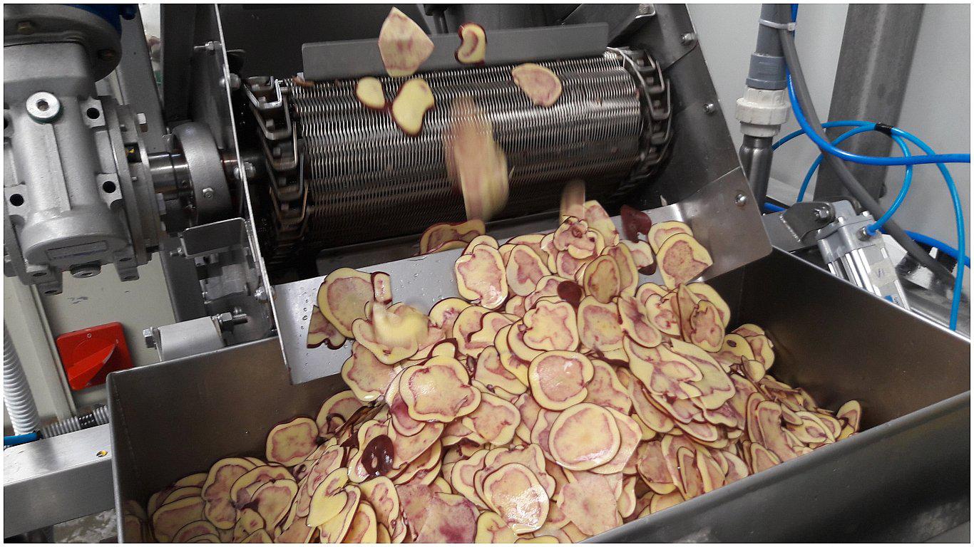 ​Hojuelas de papa nativa orgánica desde Pazos para el mundo (FOTOS)