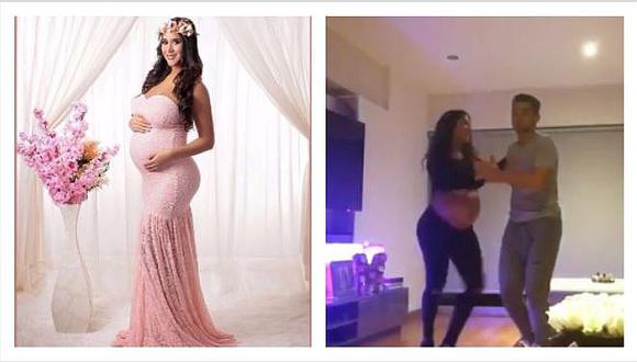 Melissa Paredes se divierte así a pocos días de dar a luz (VIDEO)
