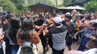 Huelga continúa en Machu Picchu, se reportan conatos de bronca y suspensión de servicios (FOTOS-VIDEOS)
