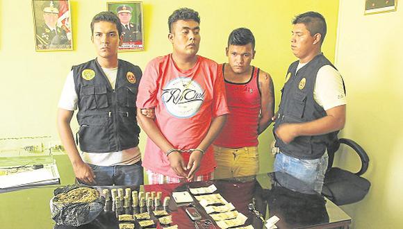 Sullana: Policía captura a microcomercializadores de droga 