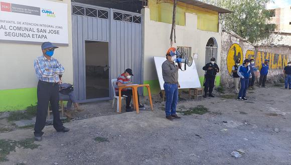 Población rechaza centro de aislamiento para pacientes con Covid-19 en Andrés Avelino Cáceres Dorregaray