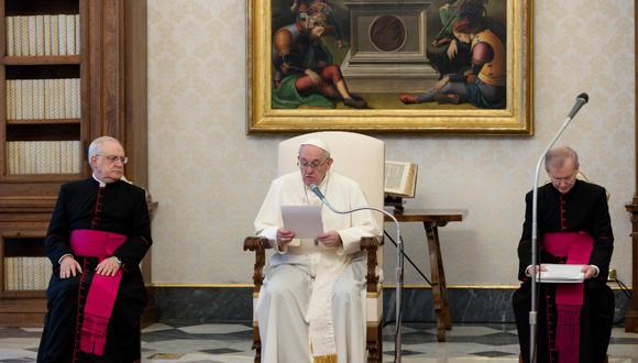 El papa Francisco eligió Irak “por su fuerte simbolismo religioso y como un apoyo explícito al regreso de las comunidades cristianas". (VATICAN MEDIA / AFP)